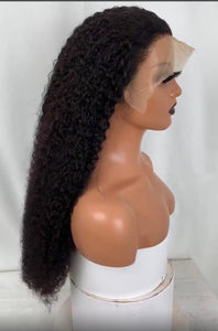 Tight curl Lace wig unit