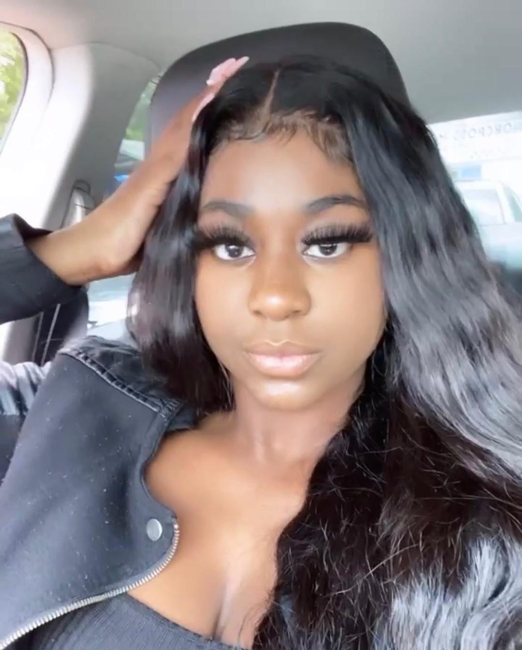 The sierra Body wave human hair lace frontal wig